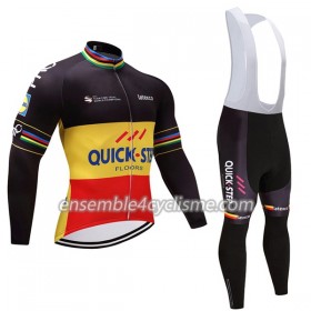 Tenue Maillot M/L + Collant à Bretelles 2017 Quick-Step Floors N002